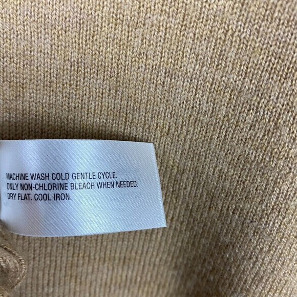 Gap Merino Wool Sweater Womens Small Brown V-neck Lightweight Casual Pullover - Picture 8 of 8